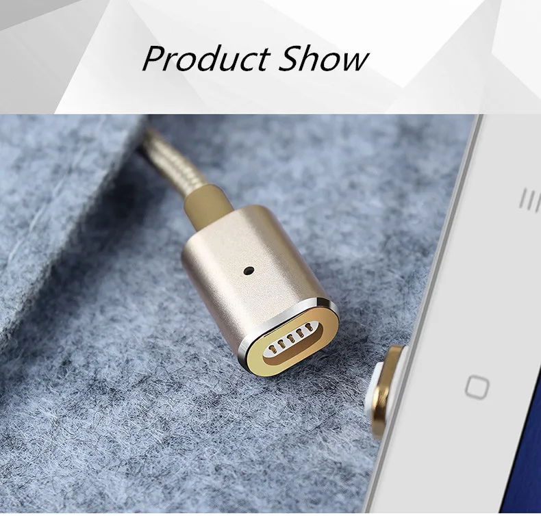1.2M Black Nylon Braided Usb Fast Charger 3 In 1 Usb Cable FLOVEME Magnetic Charging Mobile Phone Cable - ANKUX.COM