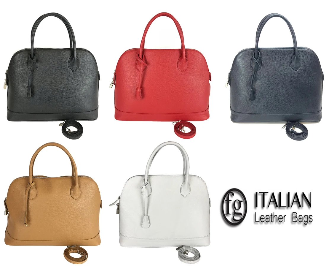 women"s handbag genuine leather made in italy fg
