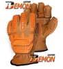 Mechanic Gloves high impact front view and rear view