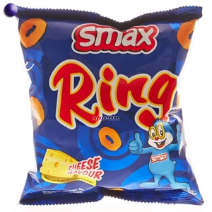 smax corn rice snack cheese rings 50gr | indonesia origin