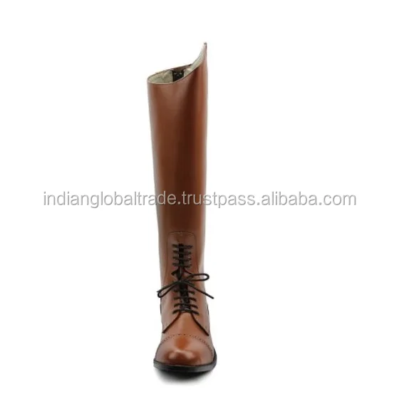 tan horse riding boots
