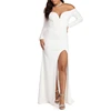 White Strapless Split Dress Long Women Skirt Party Evening Dresses