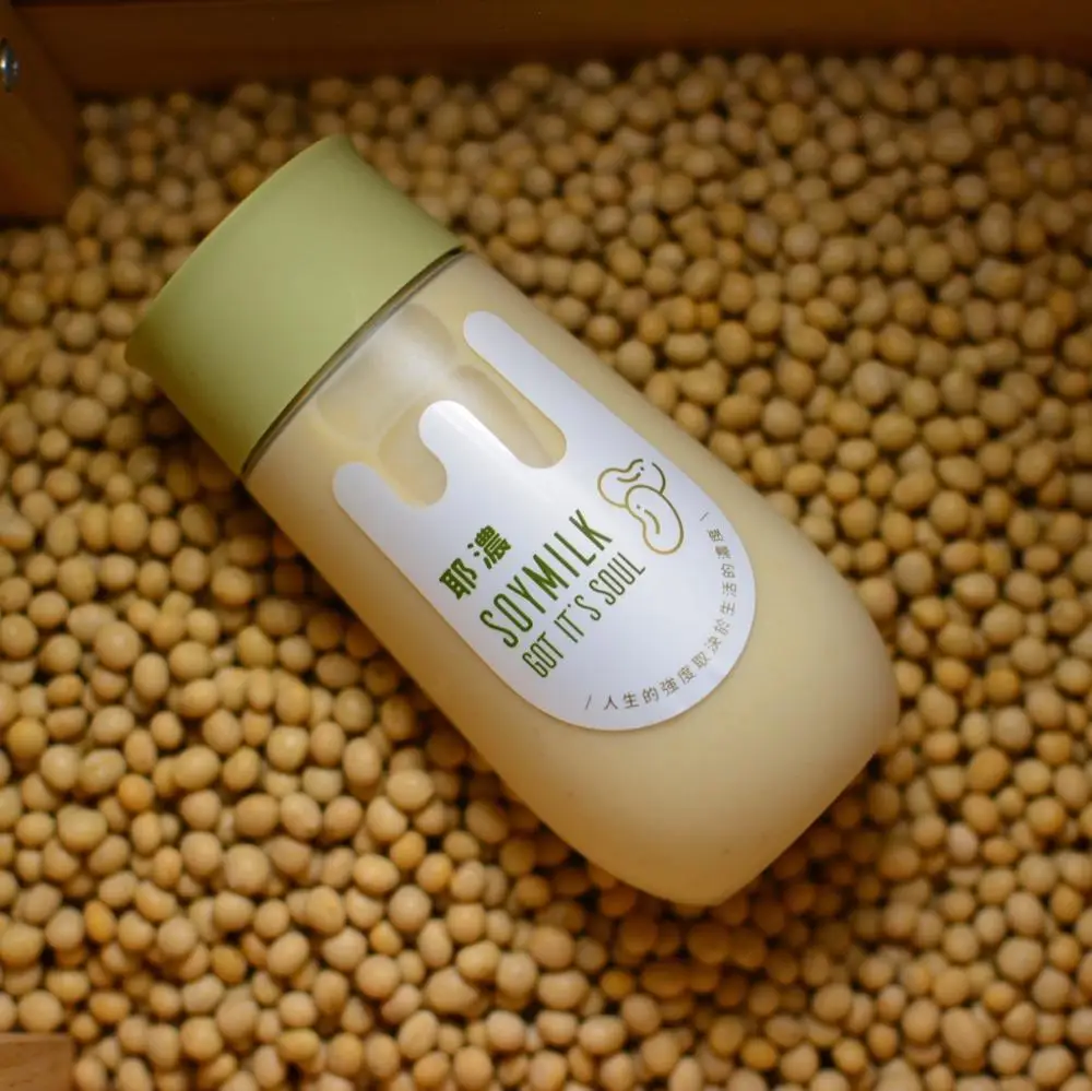 Taiwán n° 1 Premium todo de no-GMO leche de soja (340 ml) _ botella de plástico