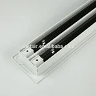 Air Conditioning Aluminum Ventilation And Return Linear Slots Air Diffuser Plenum Box