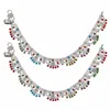 Multi Color Glass Stone Traditional Anklet