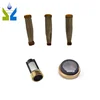 Brass rim stainless steel filter screen for automotive fuel injector filter element