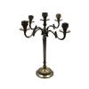 Brass Antique Plating Aluminium 5 Arm Candle Holder Stand