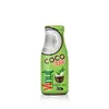 280ml Glass Bottle wholesale coconut water milk with Green tea flavour