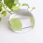 80mm 90mm Wholesale Custom Crystal Magnifier Paperweight Dome paper weight