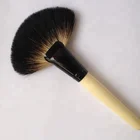 Newest Private Label Kabuki Synthetic Makeup Brush Powder Fan Makeup Brush