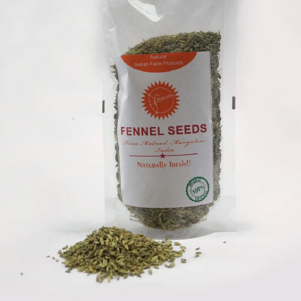 fresh green fennel seeds