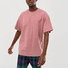 custom t shirt printing dropped shoulders pink box t shirt men