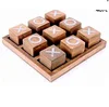 indoor games wooden tic tac toe /noughts and crosses