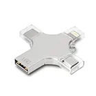USB Flash Drive Stick Usb Otg Unique OTG 4 in 1 Usb Flash Drive Memory Stick Smart Phone 16GB-128GB