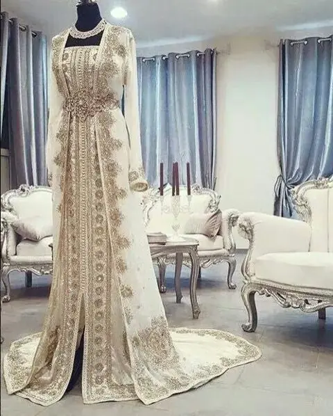قفطان مغربي بتصميم زفاف 2017