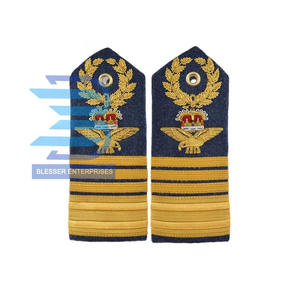 Aire jefe Marshall Epaulette para la Real Fuerza Aérea de regimiento/aire jefe Mariscal de la raf-hombro -epaulette-placa/profesional