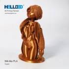 HELLO3D copper silk filament pla 1kg spool 1.75mm filament 3d