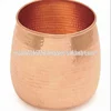 Copper Candle Holder Bowl Hammered Metal Tealight Candle Holders