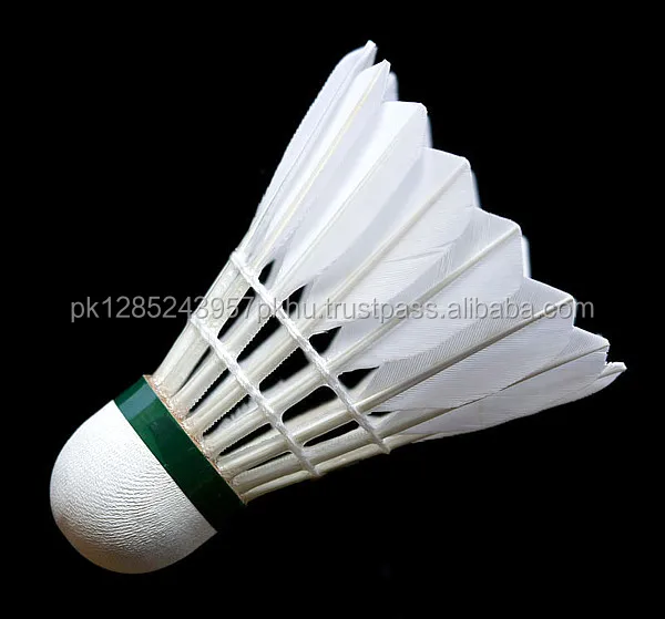 Best sell goose feather badminton fast shuttlecock game as aeroplane