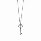 Fashion Jewelry Women Stainless Steel Key Design Girl Pendant Necklace
