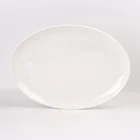 12 inch White Ceramic Porcelain Oval Shaped Fish Plates Dishes Platters For Home Hotel Restaurant
