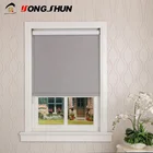 New design coated polyester fabric manual blackout office window roller blind