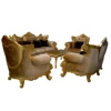 Wooden Heavy Carved Furniture Royal Sofa Set Classic Style