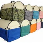 waterproof portable folding pet travel carry bag soft fabric polyester pet carrier bag