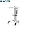 Movable medical furniture computer trolley medical machine laptop cart