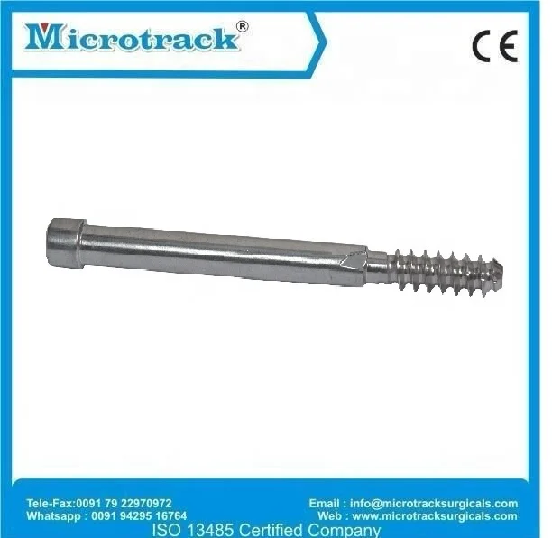Orthopaedic Titanium Lag Screw For Femoral Proximal Interlocking Nail