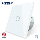 LIVOLO VL-C701SZ-11 EU Standard Phone Control Alexa Google Home Smart ZigBee Touch Wireless Switch