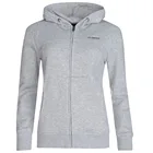Custom Ladies Long Sleeve Full Zip Casual Hoodie Sweat Top