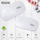 Rosalind new arrival white portable travel nail dryer uv led light gel nail polish lamp nail uv lamp for wholesale