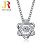 Wholesale star shape gemstone silver jewelry pendant necklace
