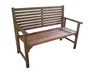 Outdoor Folding Wooden Bench, Acacia in Oiled finishing