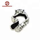 Winter warm plush faux fur animal paws hat hoods gloves scarf