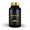 Gold Pro Nails Food Supplements Vitamins Round Premium Bottle - Private Label Nutrition - Wholesale Diet Supplements