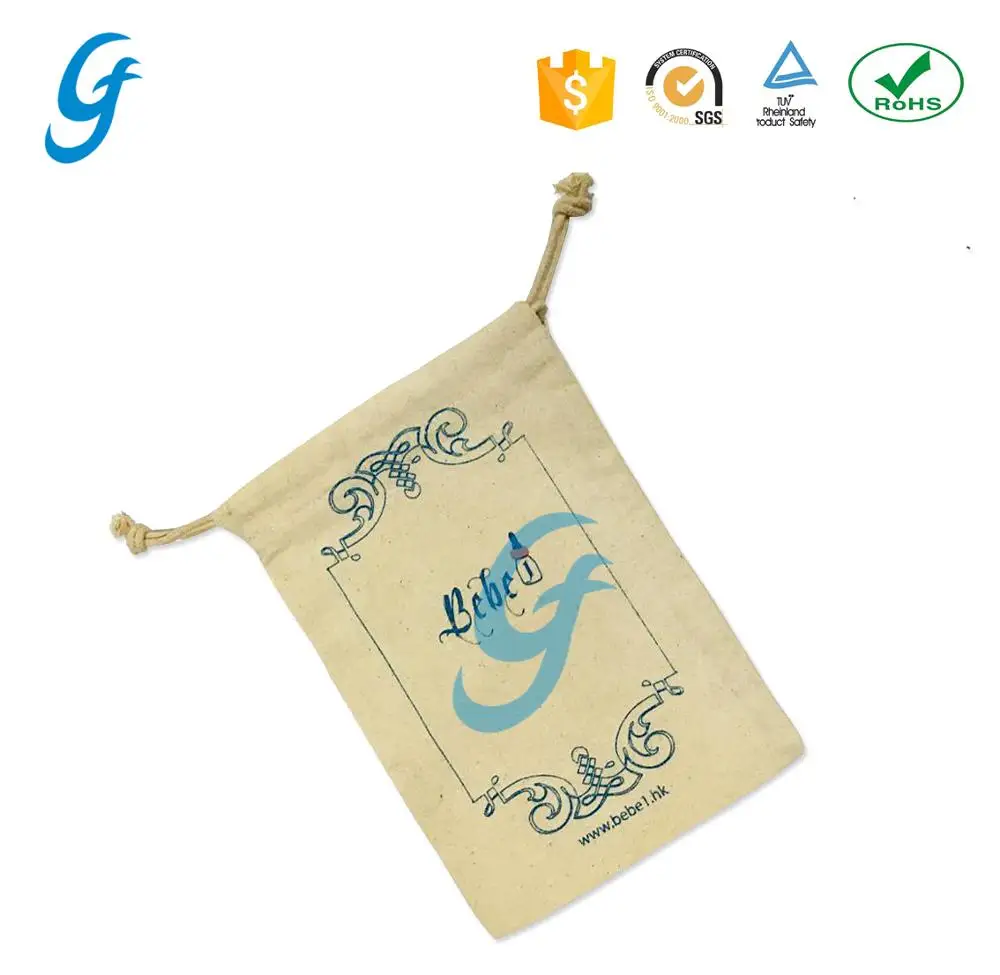 drawstring canvas gift bags shoe organic cotton produce canvas