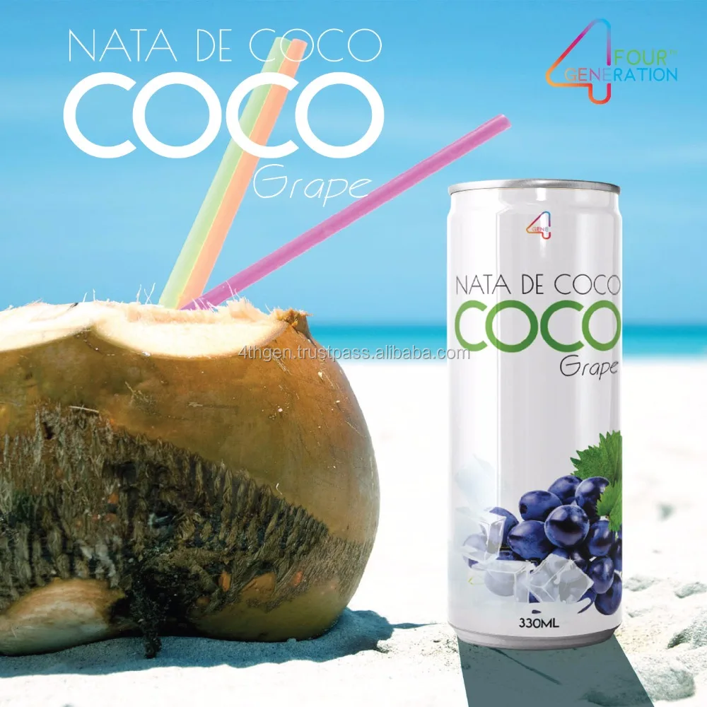 coco nata de coco -grape juice -250ml 500ml