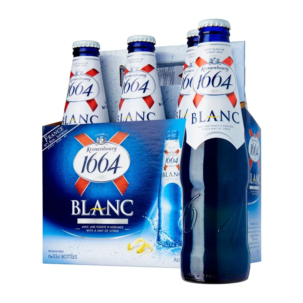 original kronenbourg 1664 blanc 330ml bottle/can