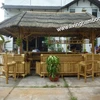 PARIS BAMBOO TIKI BAR, STOOL THATCH ROOF FOR RELAX AFTER WORKING TIME