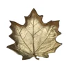 Aluminum Designer Maple Shape Platters for Home and Hotels Leaf Shape Bowl Dishes and Trays