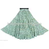 Indian Block Printed Cotton Skirt 4 tier long skirt Belly Dance cotton skirts