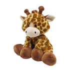 Christmas stuffed soft giraffe plush toy for children gifts