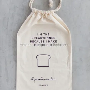 cotton muslin pouch/ cotton muslin bag/ cotton small drawstring