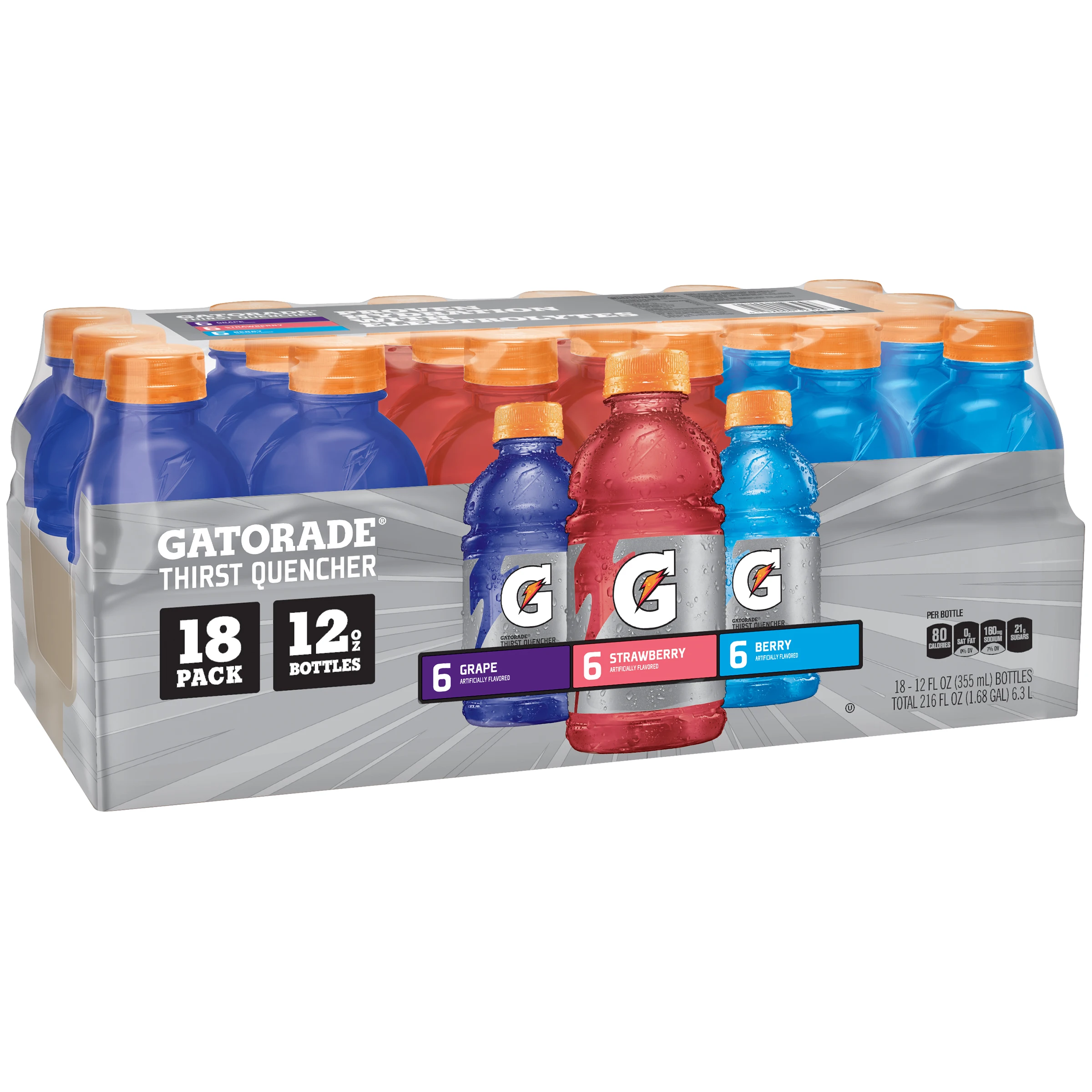 gatorade thirst quencher, variety pack, 12 500ml bottles
