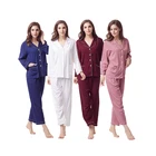 Women's Sexy Bridal Party Satin Pajamas Set