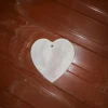 Custom wholesale cheap wooden love heart tags wood cutting hanging decoration