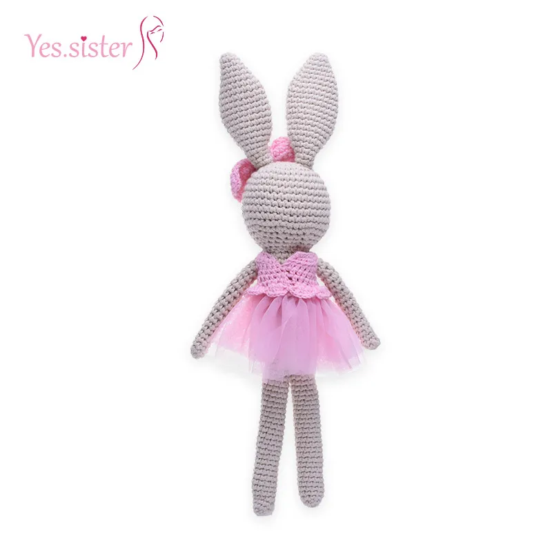 cotton lovely crochet bunny toy cute rabbit doll
