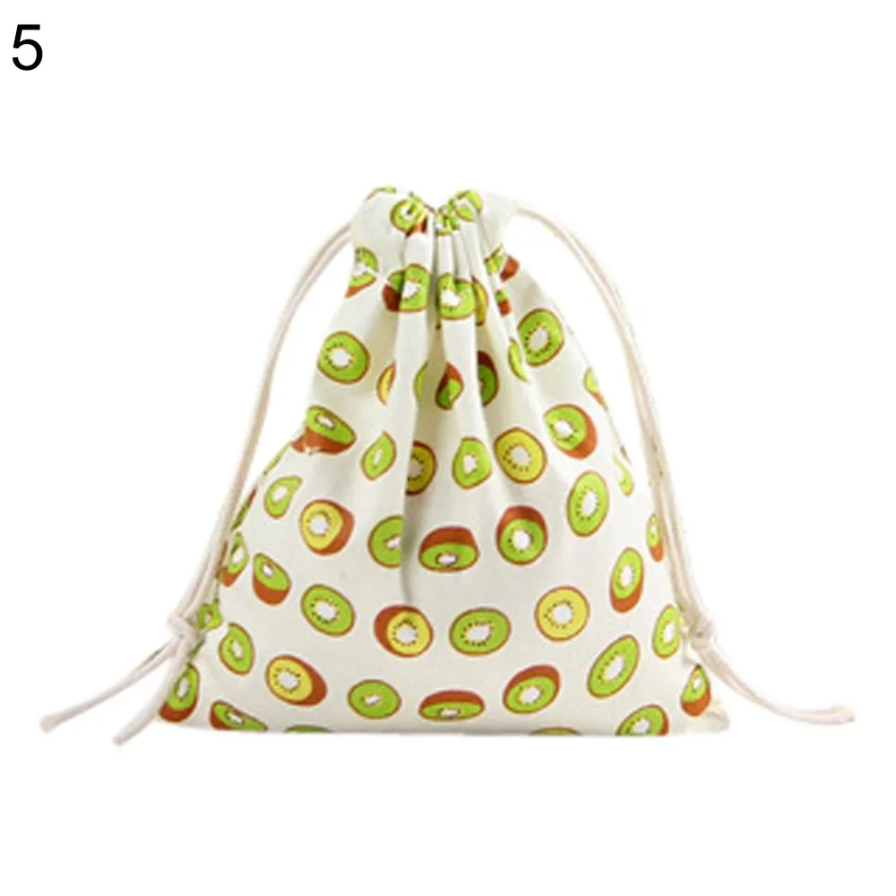 cotton jewelry packaging pouch drawstring bag